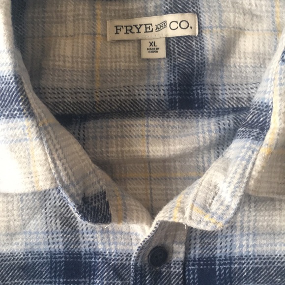 Mens NWT Frye and Co. Flannel Shirt Size XL - Picture 5 of 6
